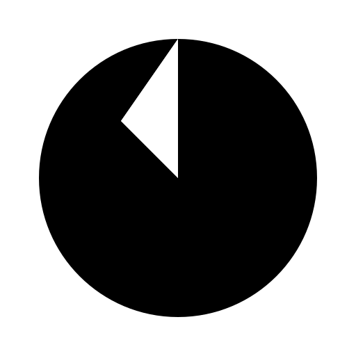 Black Circle Split in 25 Parts on White Background - DrawGPT