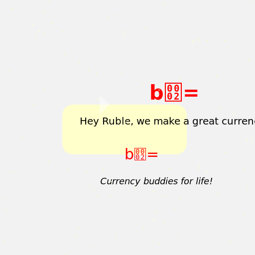 US Dollar talking to Russian Ruble - DrawGPT