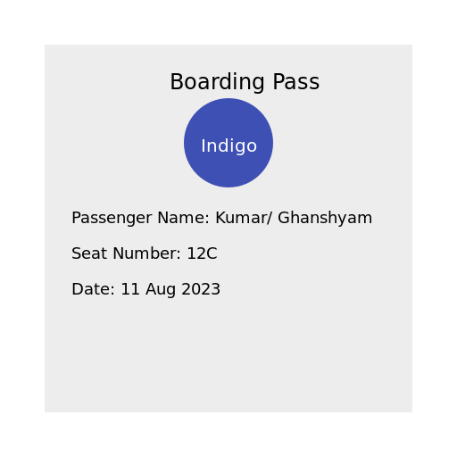 Indigo Boarding Pass - DrawGPT