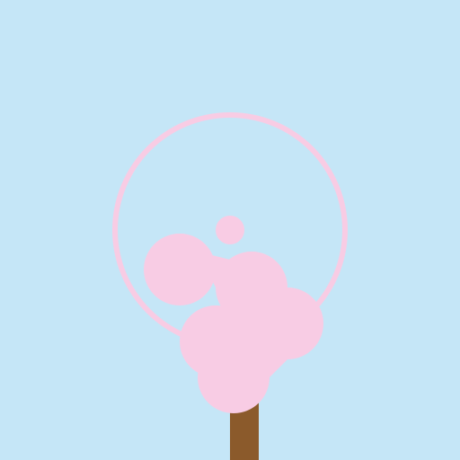 Cherry Blossom with Ring - DrawGPT