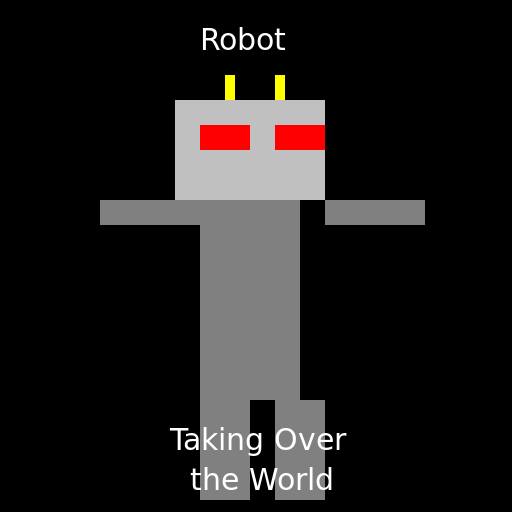 Robot Taking Over the World - DrawGPT
