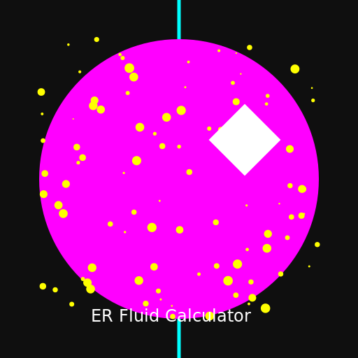 ER Fluid Calculator Logo - DrawGPT