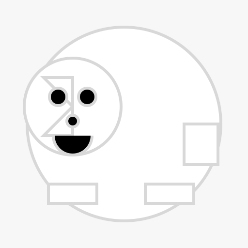 Fluffy White Dog - DrawGPT