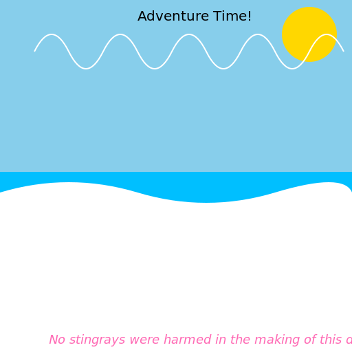 Boy and Stingray Adventure - DrawGPT