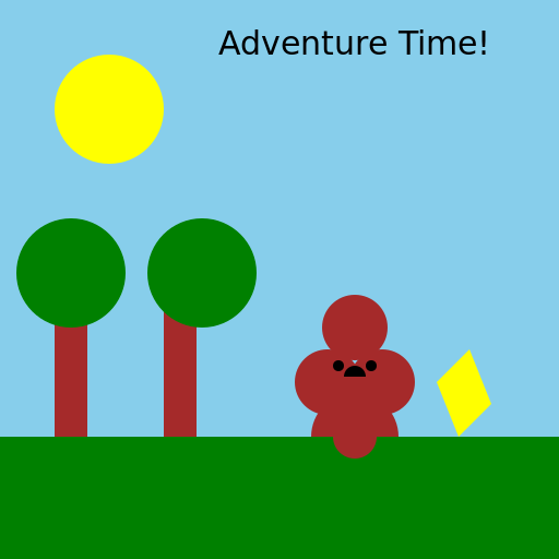 Monkeys having an adventure - DrawGPT