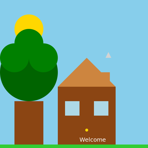 House with a Tree - DrawGPT