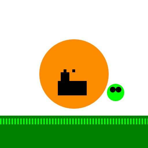 Cat playing with a frog in front of a sunset - DrawGPT