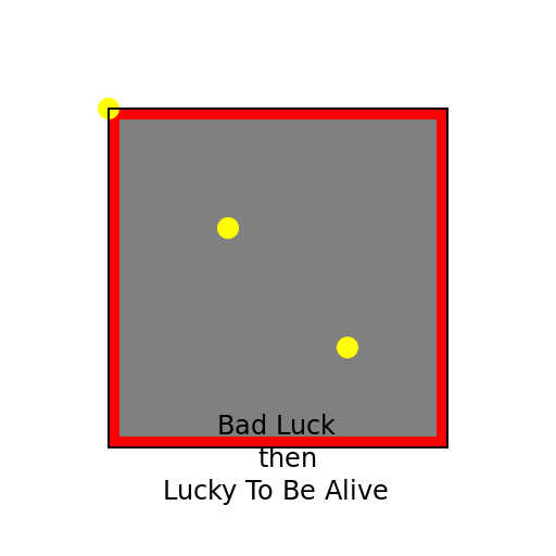 Bad Luck then Lucky To Be Alive - DrawGPT