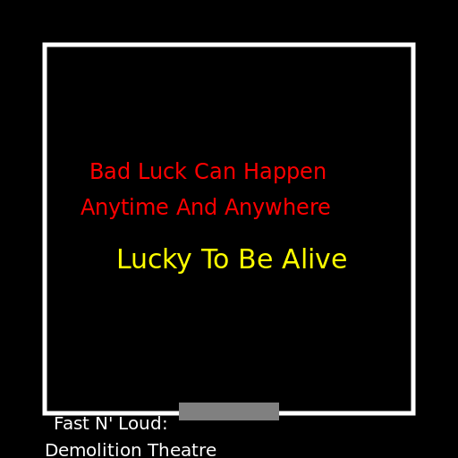 Fast N' Loud: Demolition Theatre - DrawGPT