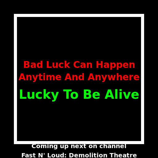 Fast N' Loud: Demolition Theatre - DrawGPT