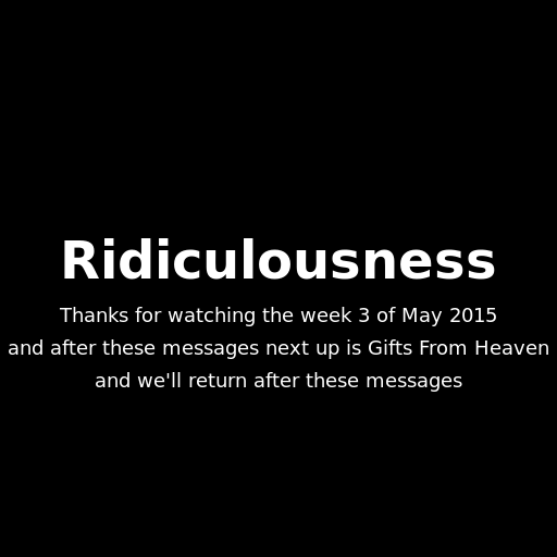 Ridiculousness - A Channel Text - DrawGPT