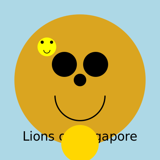 Lions of Singapore Logo - DrawGPT