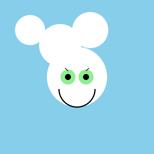 Eye Balls Flying - DrawGPT