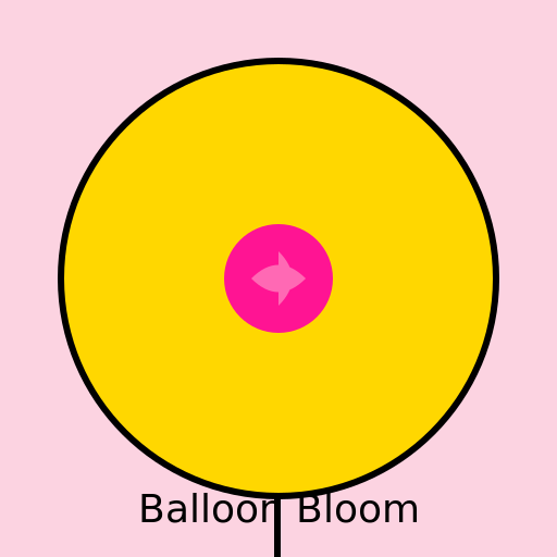 Balloon Bloom Logo - DrawGPT