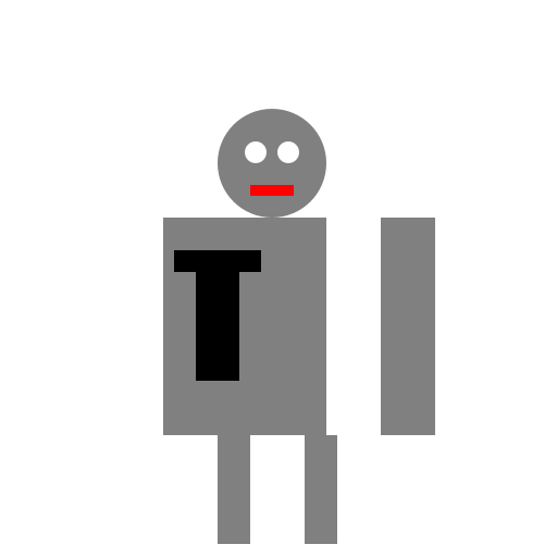 Robot Carrying a Gun - DrawGPT