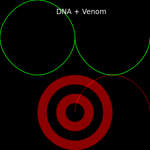 DNA Combining with Venom - DrawGPT