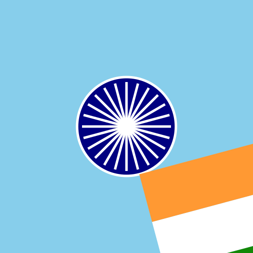 Indian National Flag on Sky - DrawGPT