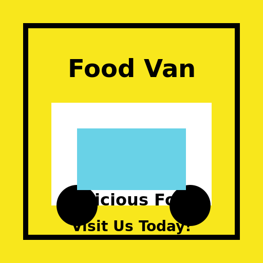 Food Van Advertisement - DrawGPT