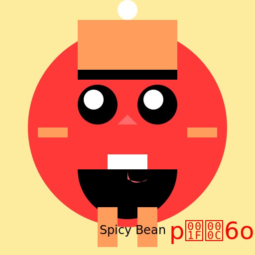 Cartoon Spicy Bean - DrawGPT