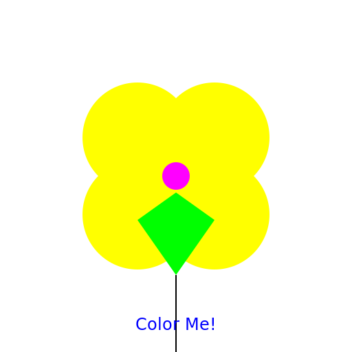 Flower Power Coloring Page - DrawGPT