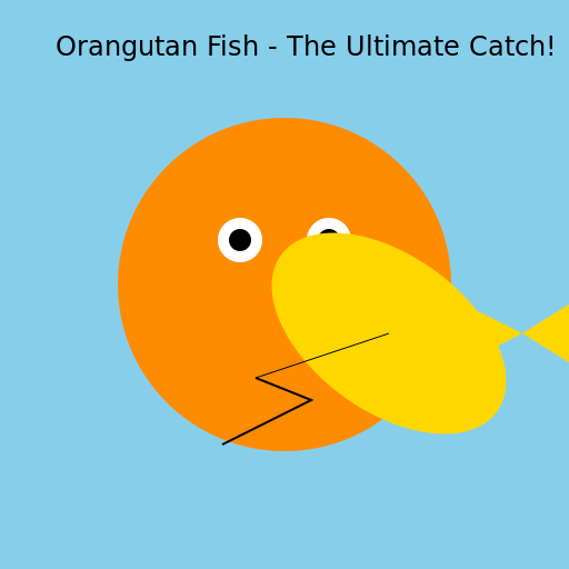 Orangutan Fish - The Ultimate Catch! - DrawGPT