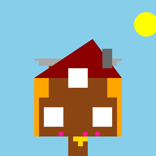 House with Two Floors and Balcony - DrawGPT