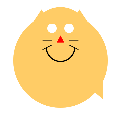 Fat Cartoon Cat - DrawGPT