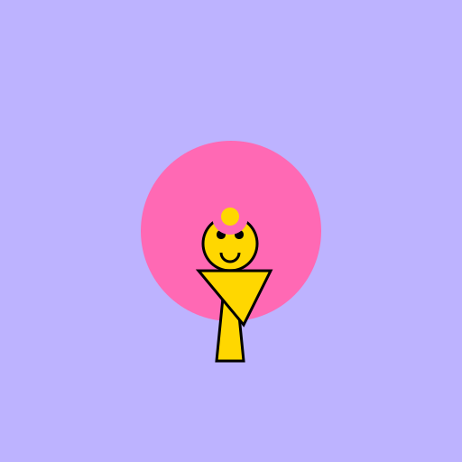 Yoga Girl Flower - DrawGPT