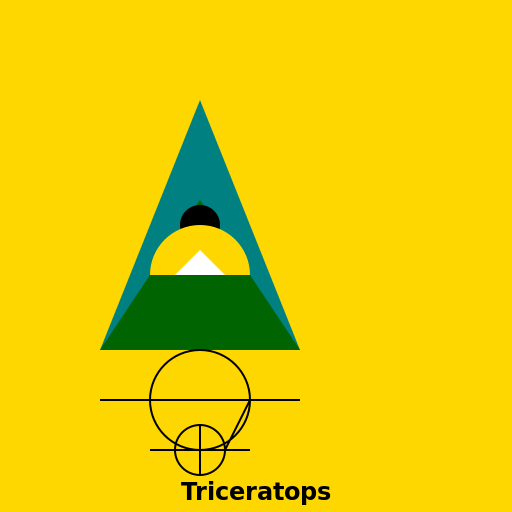 Triceratops Logo - DrawGPT