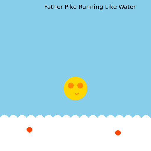 Father Pike Running Like Water - DrawGPT