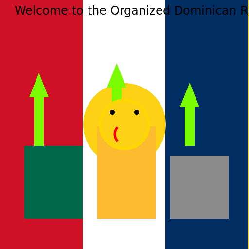Organized Dominican Republic - DrawGPT