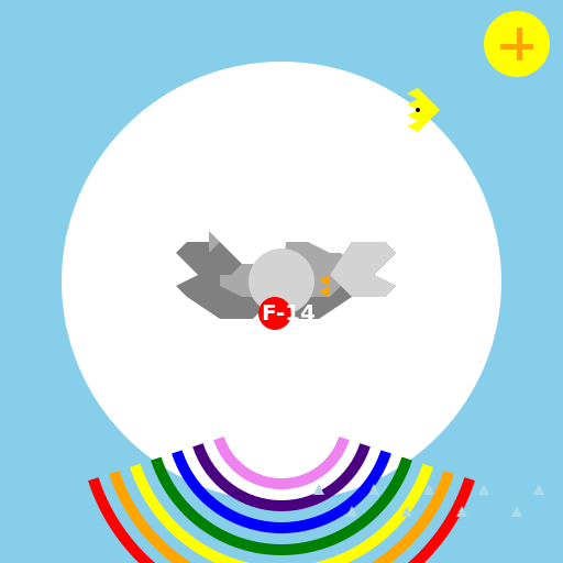 F-14 in the Clouds - DrawGPT