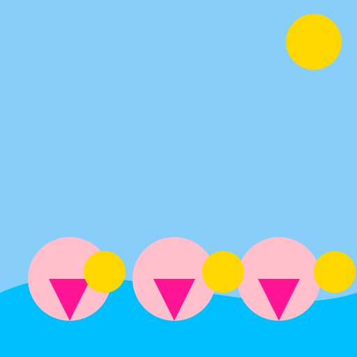 Human Girls in Swimwear - DrawGPT