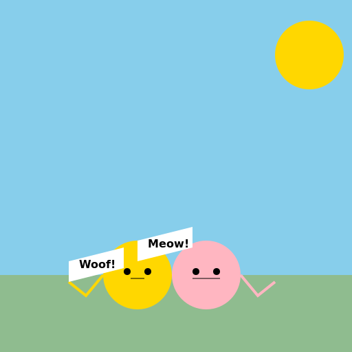 Cat and Dog - DrawGPT