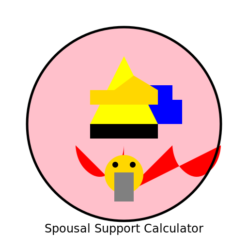 Spousal Support Calculator Logo - DrawGPT