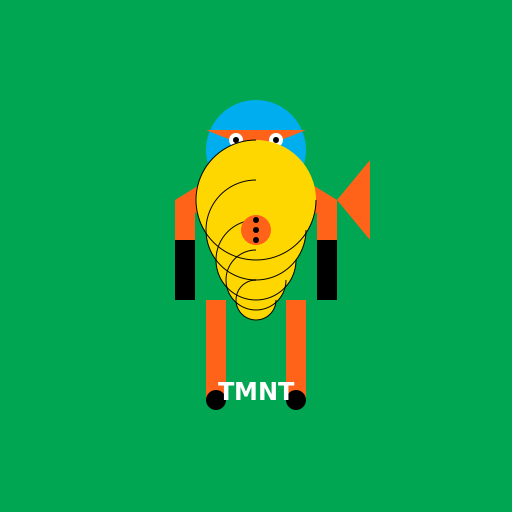 Teenage Mutant Ninja Turtle Girl - DrawGPT