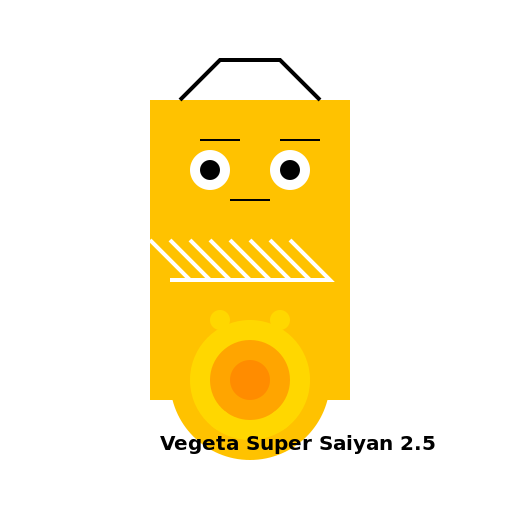 Vegeta Super Saiyan 2.5 - DrawGPT