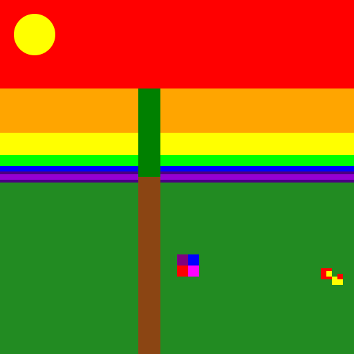 Rainbow Garden - AI Prompt #9590 - DrawGPT