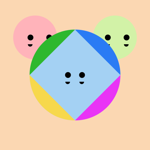 Rainbow Faces - AI Prompt #9631 - DrawGPT