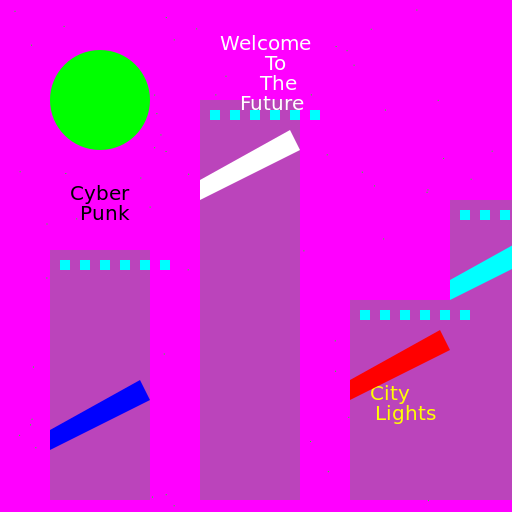 Neon Nights in the Cyber Metropolis - DrawGPT