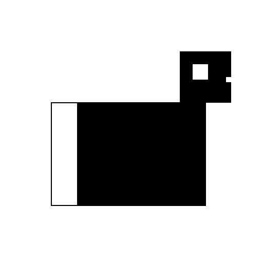 Black and White Horse - DrawGPT