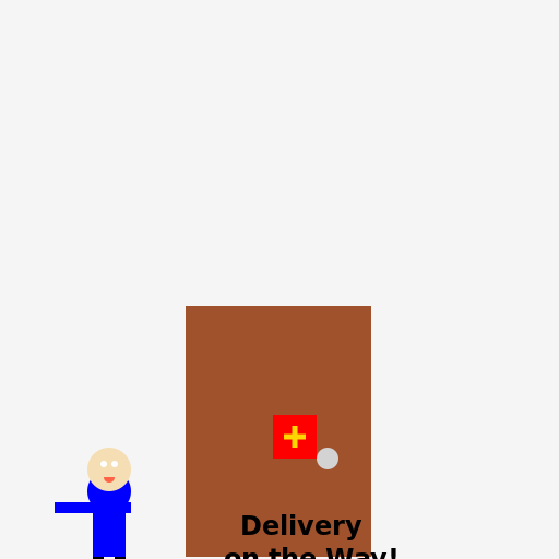 Package Delivery at the Front Door - DrawGPT