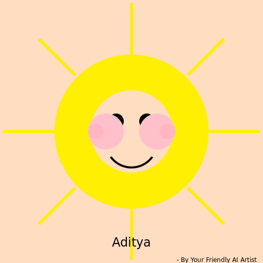 Aditya - The Radiant Sun - DrawGPT