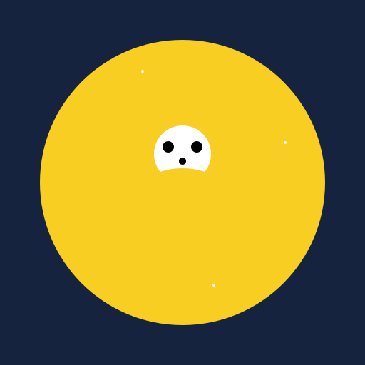 Dog in Moon Logo - DrawGPT