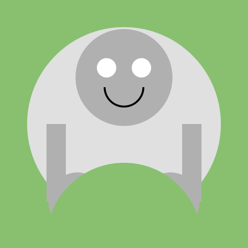 Grassy Field Robot Logo - DrawGPT