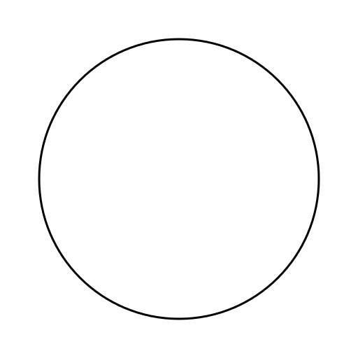 Circle with Black Outlines - DrawGPT