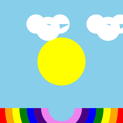Colorful Rainbow - DrawGPT