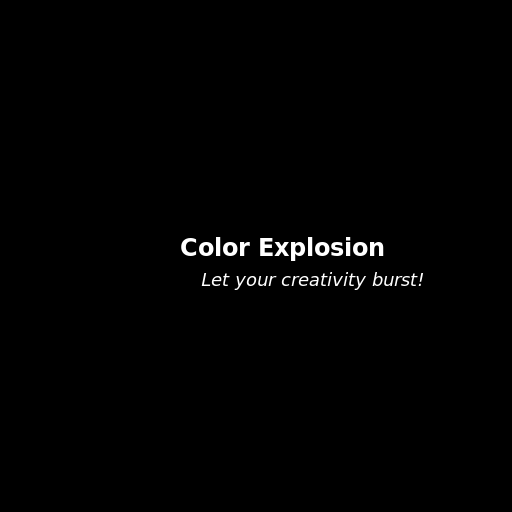 Abstract Color Explosion - DrawGPT