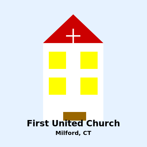 First United Church Milford CT - DrawGPT