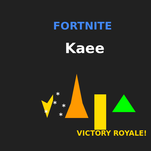Kaee's Epic Fortnite Twitch Banner - DrawGPT